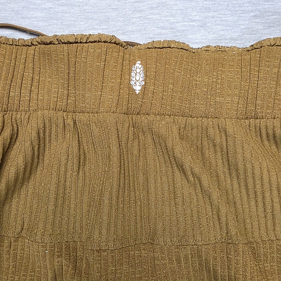 Free People Cant Handle This Harem Pants In Mustard Size Small - Picture 9 of 9